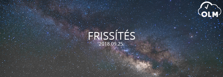 Frissítés 2018.09.25.