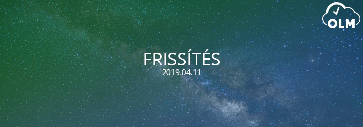 Frissítés 2019. 04.11