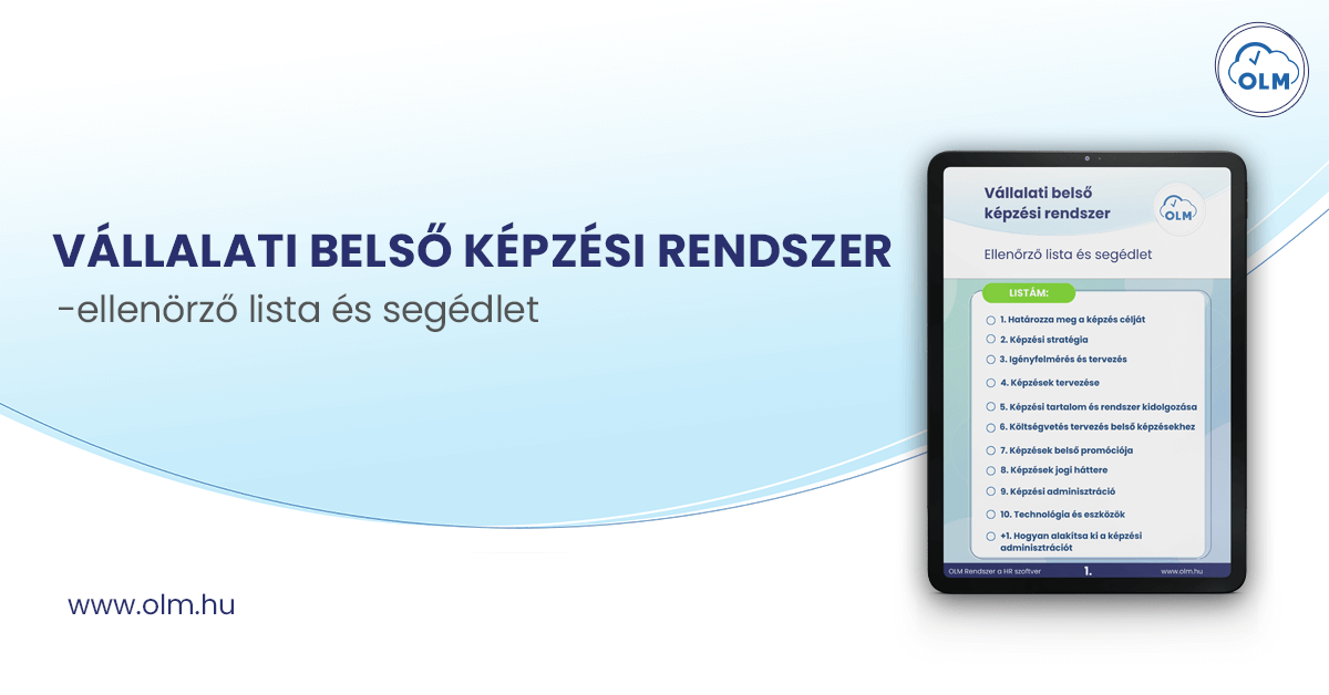 Vállalati belső képzési rendszerek-OLM Rendszer